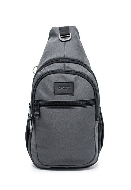Bandolera Manos Libres Macoly Koala 281 Lona Gris Textil