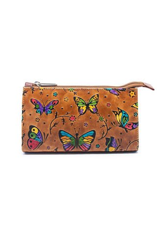 Cosmetiquera CC60 Macoly Cuero Tala Miel Macoly