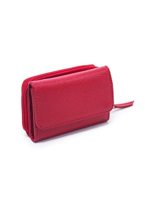 Portabilletes PB20 Macoly Cuero Rojo Liso