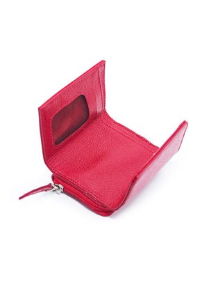 Portabilletes PB20 Macoly Cuero Rojo Liso
