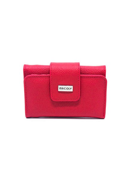 Billetera Mediana Macoly A016 Barcelona Rojo