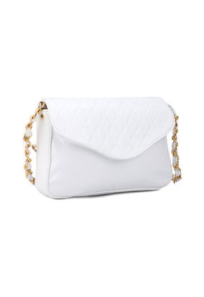 Bolso Manos Libres Macoly 572 Coco Blanco