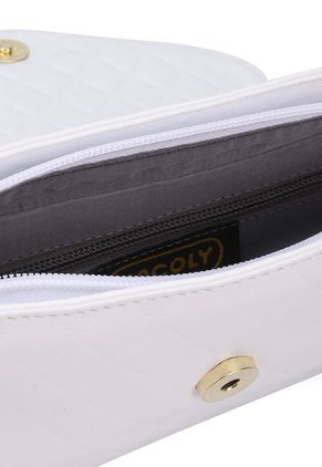 Bolso Manos Libres Macoly 572 Coco Blanco