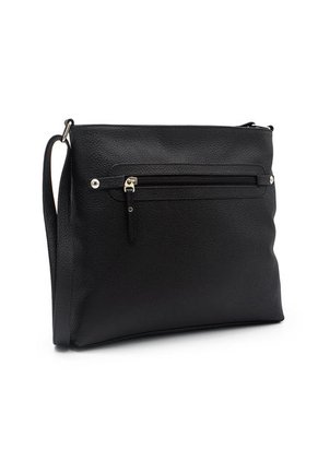 Bolso Manos Libres SO 1007 Cuero Negro Liso 