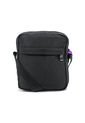 Bolso Manos Libres Macoly 278 Lona Negro X Morado de Macoly