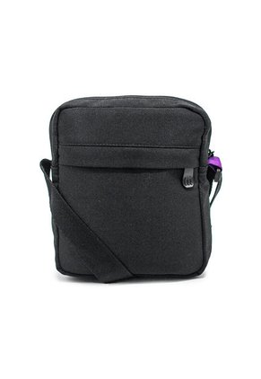 Bolso Manos Libres Macoly 278 Lona Negro X Morado