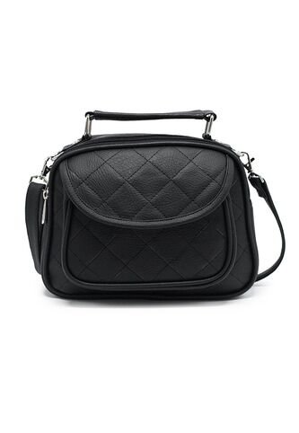 Bolso Manos Libres Macoly 701  Berlin Acolchado Negro  Macoly