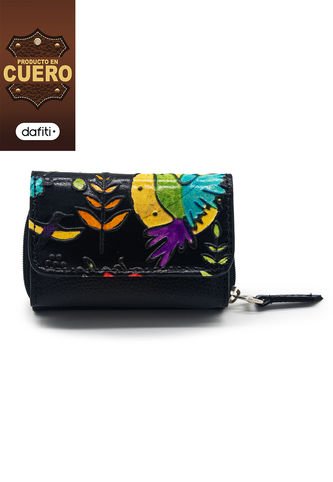 Portabilletes PB20 Macoly Cuero Tala Negro Pajaros Macoly