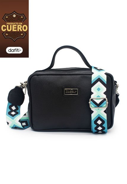 Bolso Manos Libres M401 Cuero Negro X Reata