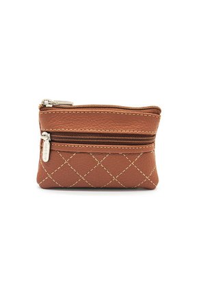 Cosmetiquera, Monedero Y Portaesferos Berlin Acolchado Miel