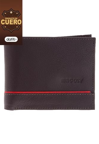 Billetera Hombre 315 En Cuero Café Macoly