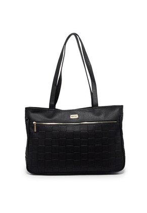 Bolso De Hombro Grande Macoly 774 Lambani Negro Oro