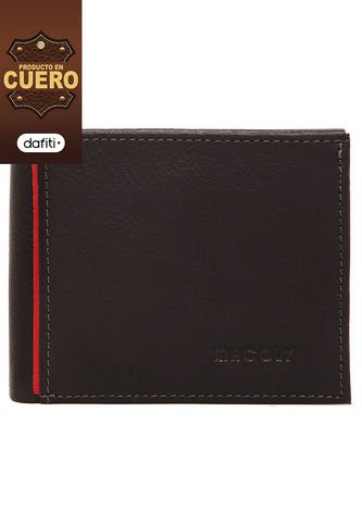 Billetera Hombre 312 En Cuero Café Macoly