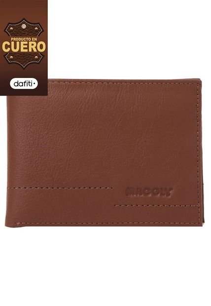 Billetera Hombre 307 En Cuero Miel