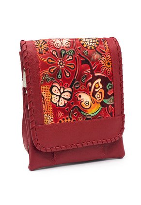 Bolso Manos Libres AM01 Cuero Tala Rojo