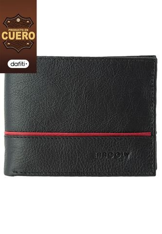 Billetera Hombre Macoly  071 Cuero Negro Macoly