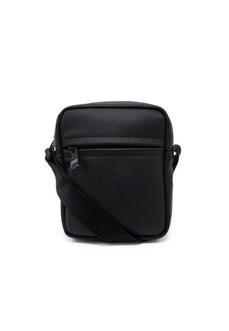 Bolso Manos Libres Macoly 318 Sintetico Negro Macoly