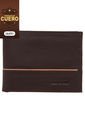 Billetera Hombre Macoly  071 Cuero Cafe de Macoly