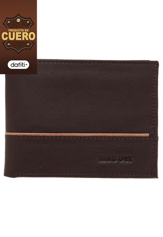 Billetera Hombre Macoly  071 Cuero Cafe Macoly