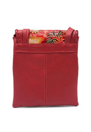 Bolso Manos Libres AM01 Cuero Tala Rojo