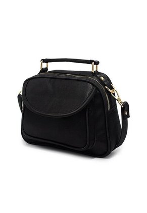 Bolso Manos Libres Macoly 701 Razzo Negro Oro