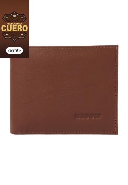 Billetera Hombre Macoly 073 Cuero Miel