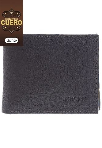 Billetera Hombre Macoly 073 Cuero Negro Macoly