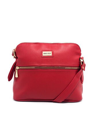 Bolso Manos Libres Macoly 789 Denver Rojo Macoly