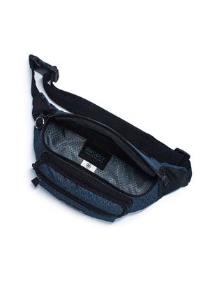 Canguro En Lona 319 Correa Corta Para Uso Riñonera Lona Azul Oscuro Electron