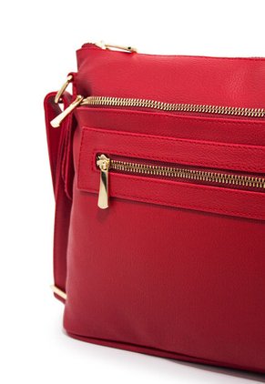 Bolso Manos Libres Macoly 817 Denver Rojo