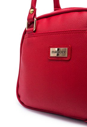Cartera Manos Libres Macoly 875 Denver Rojo