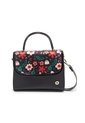 Bolso Manos Libres Macoly 838 Floralia Negro de Macoly