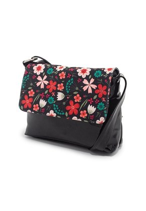 Bolsos Manos Libres Pequeño 574 Floralia Negro