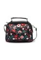 Bolso Manos Libres Macoly 701  Floralia Negro de Macoly