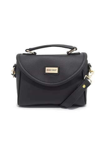 Cartera Manos Libres Macoly 876 Marsella Negro Macoly