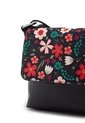 Bolsos Manos Libres Pequeño 574 Floralia Negro de Macoly