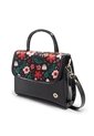 Bolso Manos Libres Macoly 838 Floralia Negro de Macoly