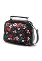 Bolso Manos Libres Macoly 701  Floralia Negro de Macoly