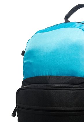 Morral Mediano Macoly 322 Lona Negro X Verde Agua