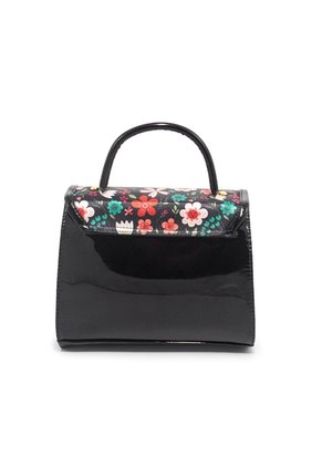 Bolso Manos Libres Macoly 838 Floralia Negro