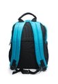 Morral Mediano Macoly 322 Lona Negro X Verde Agua de Macoly