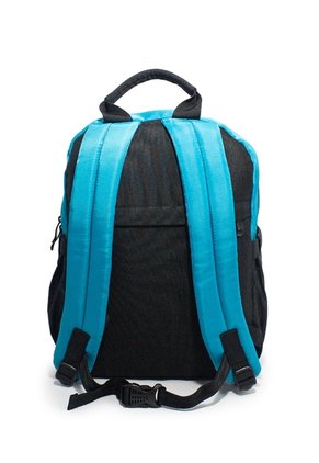 Morral Mediano Macoly 322 Lona Negro X Verde Agua