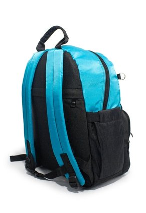 Morral Mediano Macoly 322 Lona Negro X Verde Agua