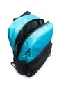 Morral Mediano Macoly 322 Lona Negro X Verde Agua de Macoly