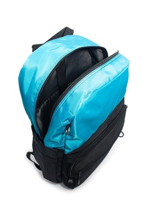 Morral Mediano Macoly 322 Lona Negro X Verde Agua