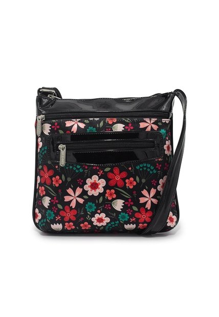 Bolso Manos Libres  751 Floralia Negro