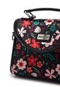 Cartera Manos Libres Macoly 876 Floralia Negro de Macoly