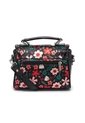 Cartera Manos Libres Macoly 876 Floralia Negro de Macoly