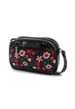 Bolso Manos Libres Macoly 862 Floraria Negro de Macoly