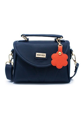Cartera Manos Libres Macoly 876 Lilium Azul Macoly